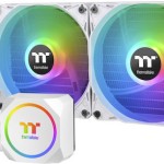 Thermaltake TH420 ARGB Sync Υδρόψυξη Επεξεργαστή Τριπλού Ανεμιστήρα 140mm για Socket AM4/AM5/1700/1200/115x Λευκή