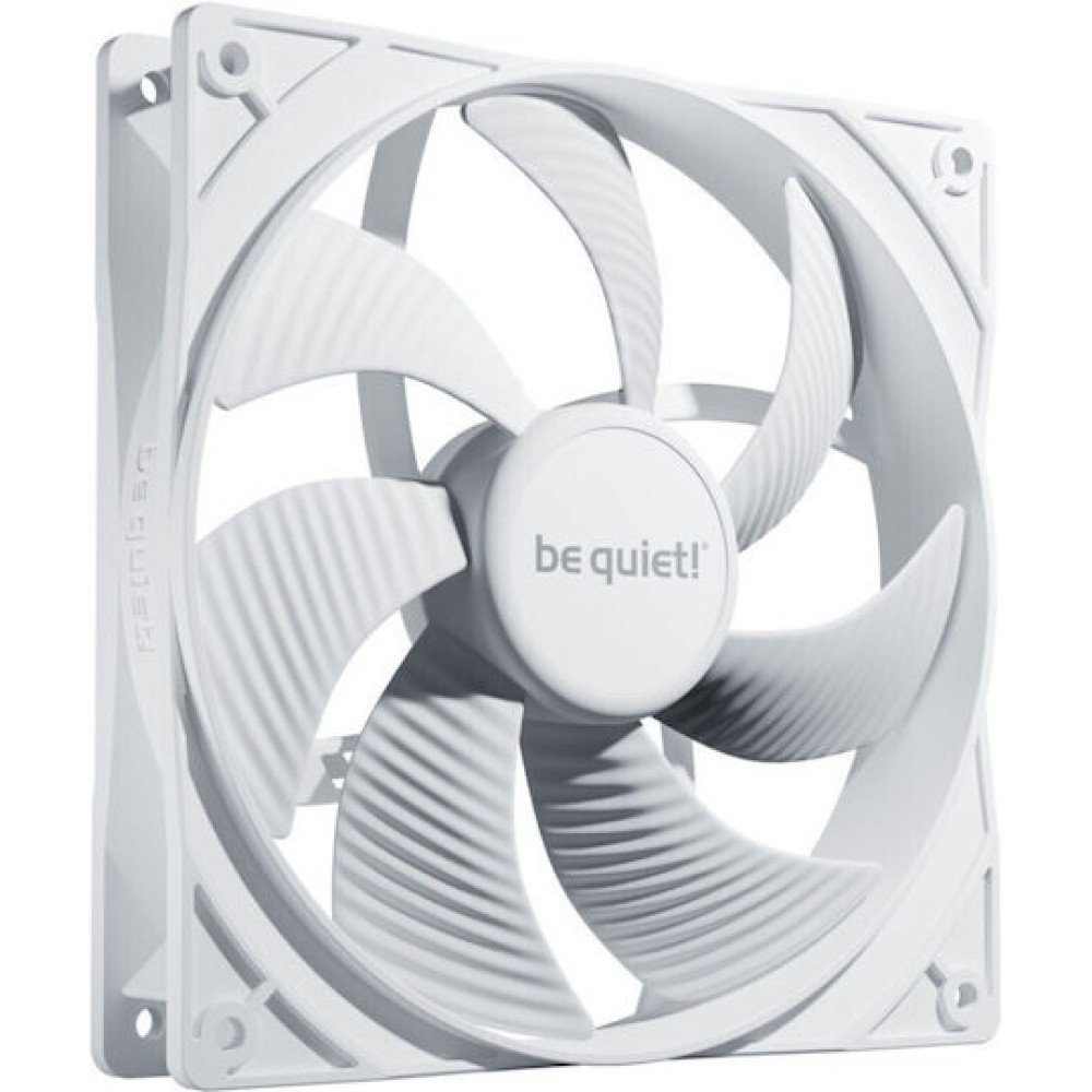Be Quiet Pure Wings 3 Case Fan 140mm με Σύνδεση 4-Pin PWM Λευκό