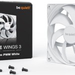 Be Quiet Pure Wings 3 Case Fan 140mm με Σύνδεση 4-Pin PWM Λευκό
