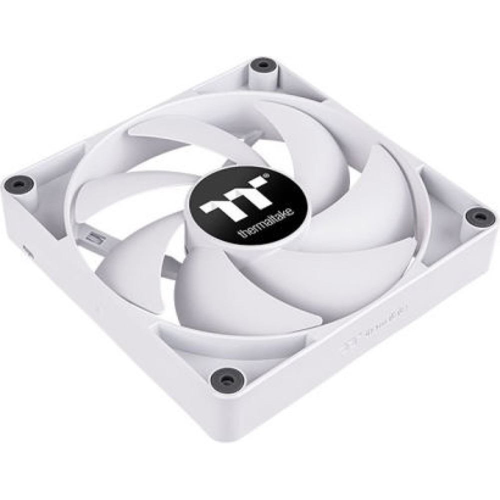 Thermaltake CT120 Case Fan με Λευκό Φωτισμό και Σύνδεση 4-Pin PWM 2τμχ Λευκό