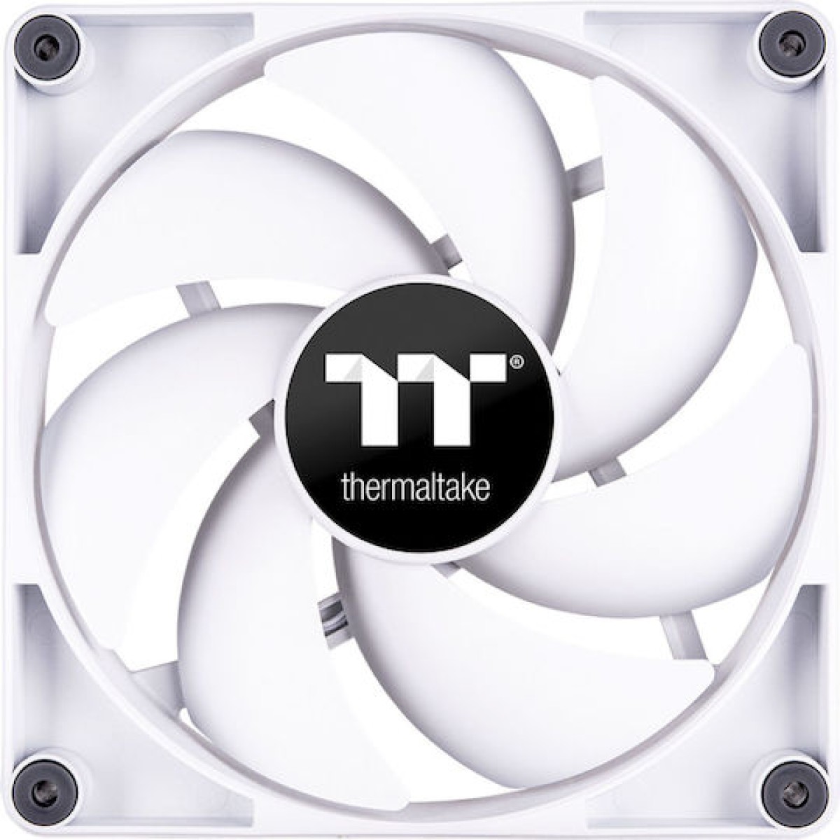 Thermaltake CT120 Case Fan με Λευκό Φωτισμό και Σύνδεση 4-Pin PWM 2τμχ Λευκό