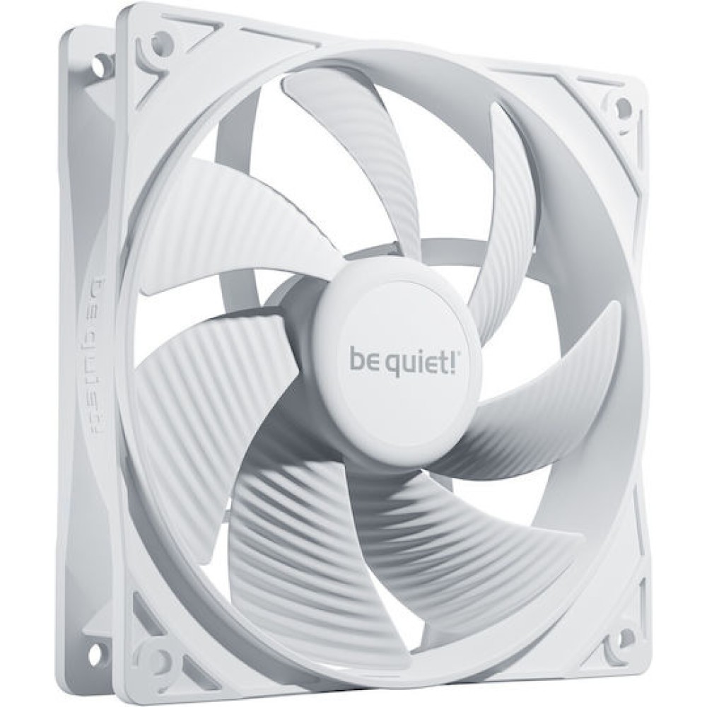 Be Quiet Pure Wings 3 Case Fan 120mm με Σύνδεση 4-Pin PWM Λευκό