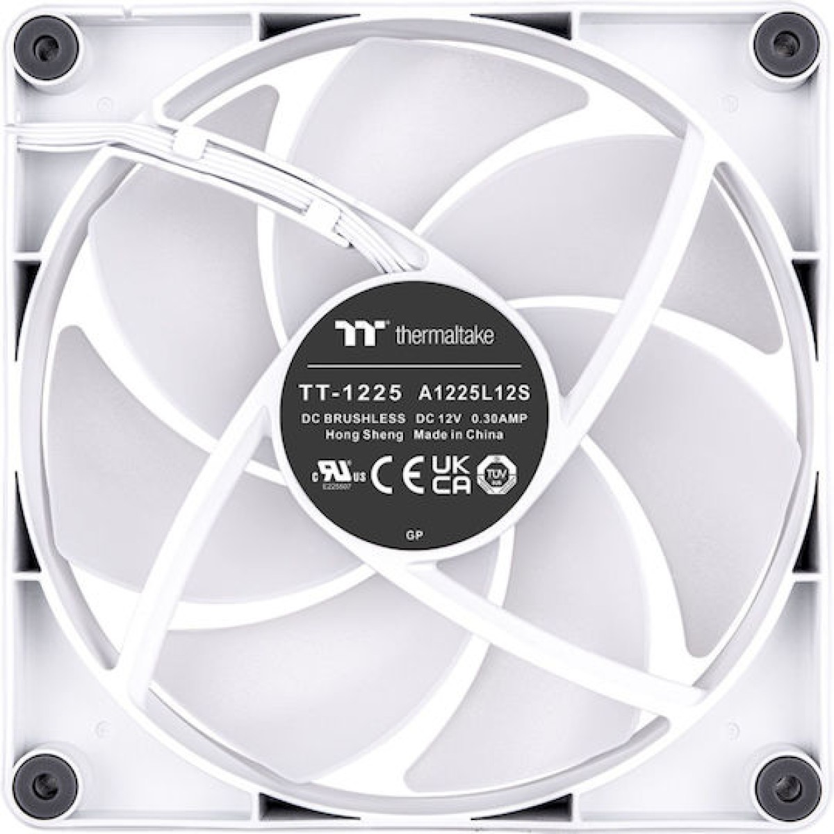Thermaltake CT120 Case Fan με ARGB Φωτισμό και Σύνδεση 3-Pin / 4-Pin PWM 2τμχ Λευκό