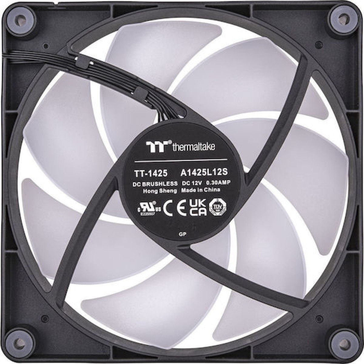 Thermaltake CT140 Sync PC Case Fan με ARGB Φωτισμό και Σύνδεση 3-Pin / 4-Pin PWM 2τμχ