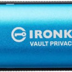 Kingston IronKey Vault Privacy 50 128GB USB 3.2 Stick με σύνδεση USB-C Μπλε