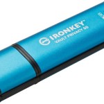 Kingston IronKey Vault Privacy 50 128GB USB 3.2 Stick με σύνδεση USB-C Μπλε