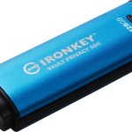 Kingston IronKey Vault Privacy 50 128GB USB 3.2 Stick με σύνδεση USB-C Μπλε