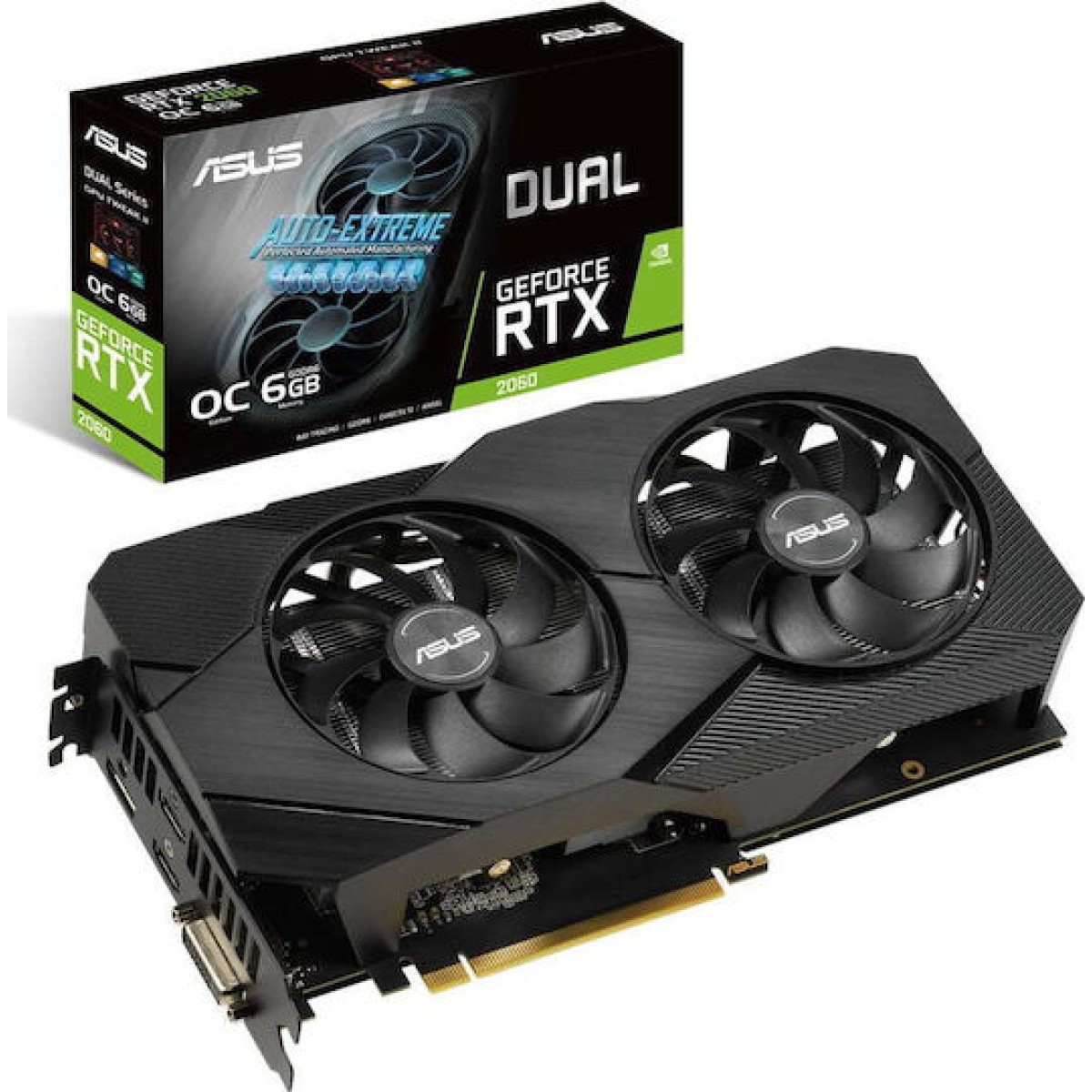 Asus GeForce RTX 3050 6GB GDDR6 Dual OC Κάρτα Γραφικών