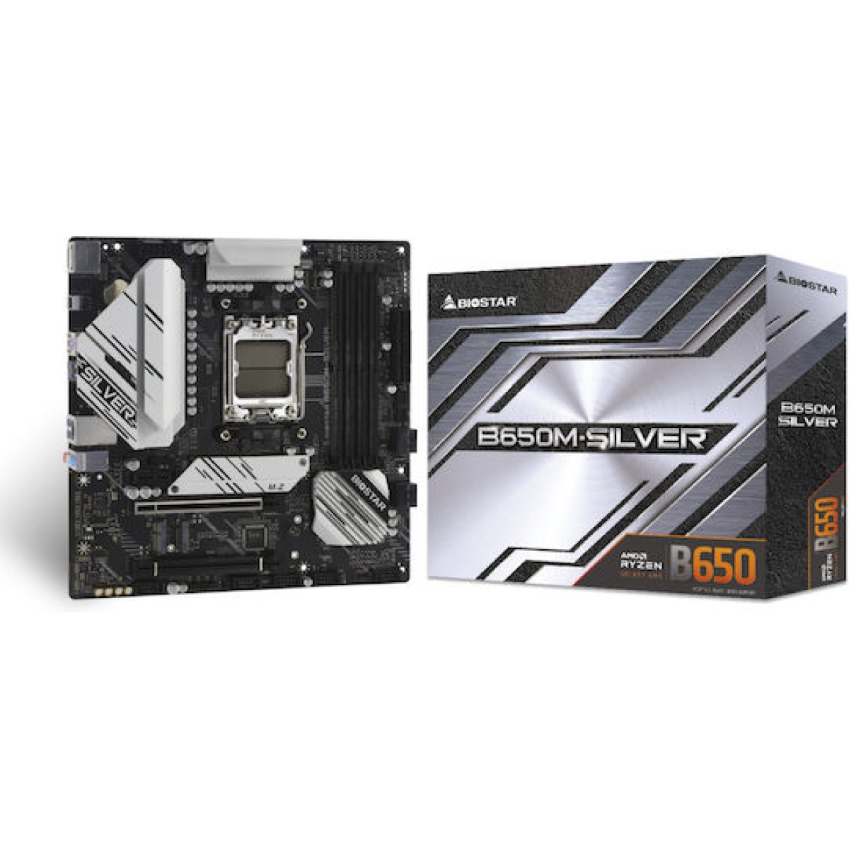 Biostar B650M-Silver Ver. 5.x Motherboard Micro ATX με AMD AM5 Socket