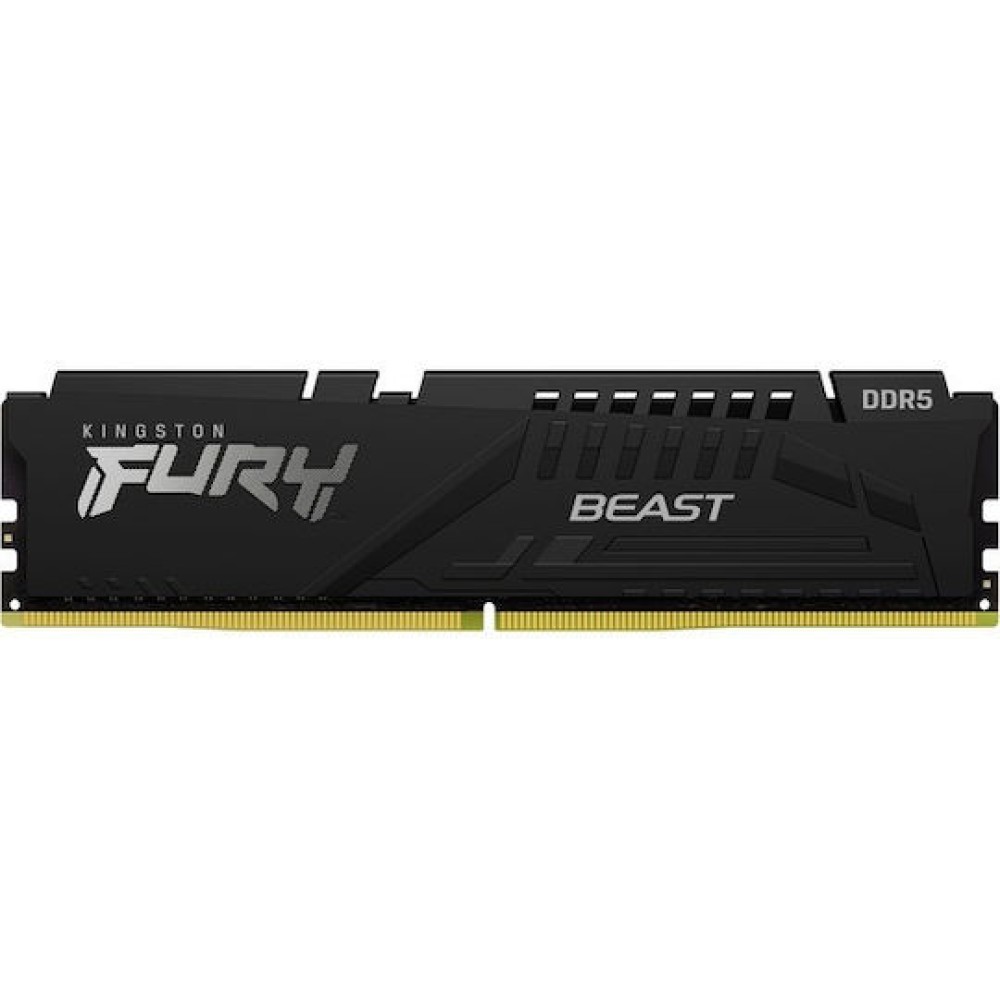 Kingston Fury Beast DDR5 16GB RAM με 2x8GB Modules και Ταχύτητα 6000 για Desktop