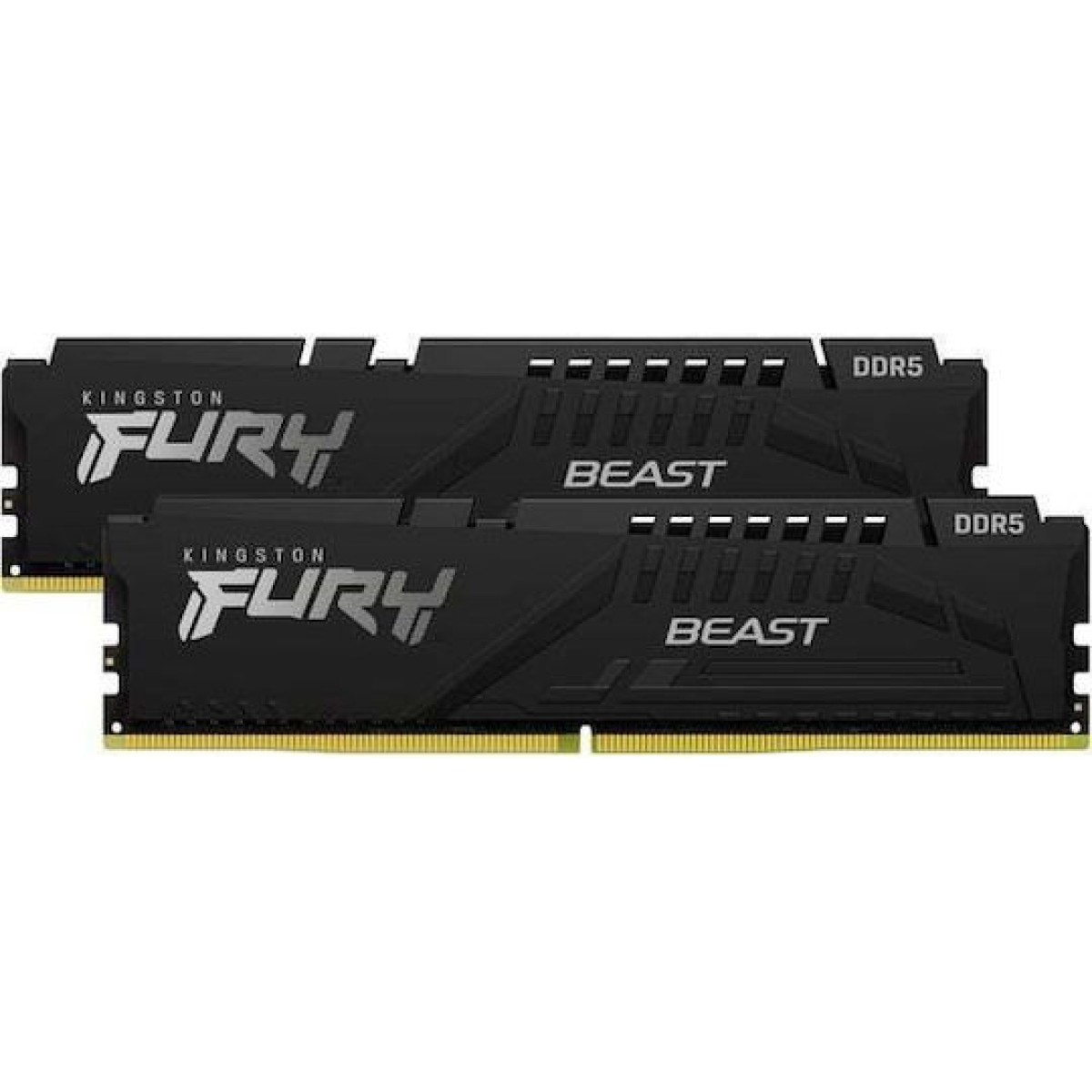 Kingston Fury Beast DDR5 64GB RAM με 2x32GB Modules και Ταχύτητα 6000 για Desktop