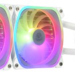 Enermax Aquafusion ADV Υδρόψυξη Επεξεργαστή Διπλού Ανεμιστήρα 120mm για Socket AM4/AM5/1700/1200/115x με RGB Φωτισμό Λευκή