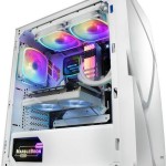 Enermax Aquafusion ADV Υδρόψυξη Επεξεργαστή Διπλού Ανεμιστήρα 120mm για Socket AM4/AM5/1700/1200/115x με RGB Φωτισμό Λευκή