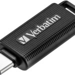 Verbatim Retractable 64GB USB 3.2 Stick με σύνδεση USB-C Μαύρο