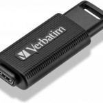 Verbatim Retractable 128GB USB 3.2 Stick με σύνδεση USB-C Μαύρο