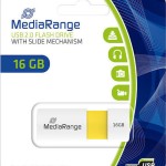 MediaRange 16GB USB 2.0 Stick Κίτρινο
