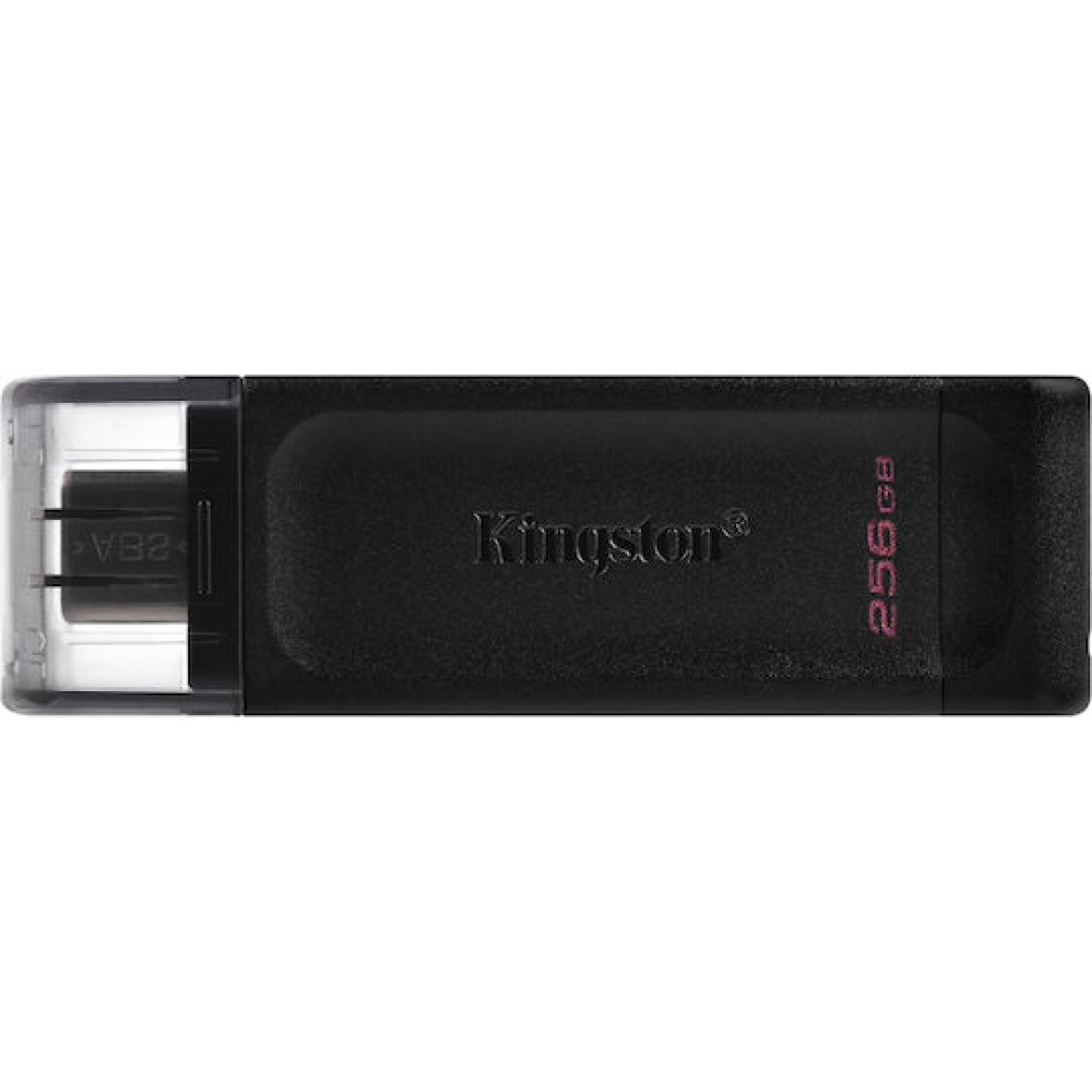 Kingston DataTraveler 70 256GB USB 3.2 Stick με σύνδεση USB-C Μαύρο