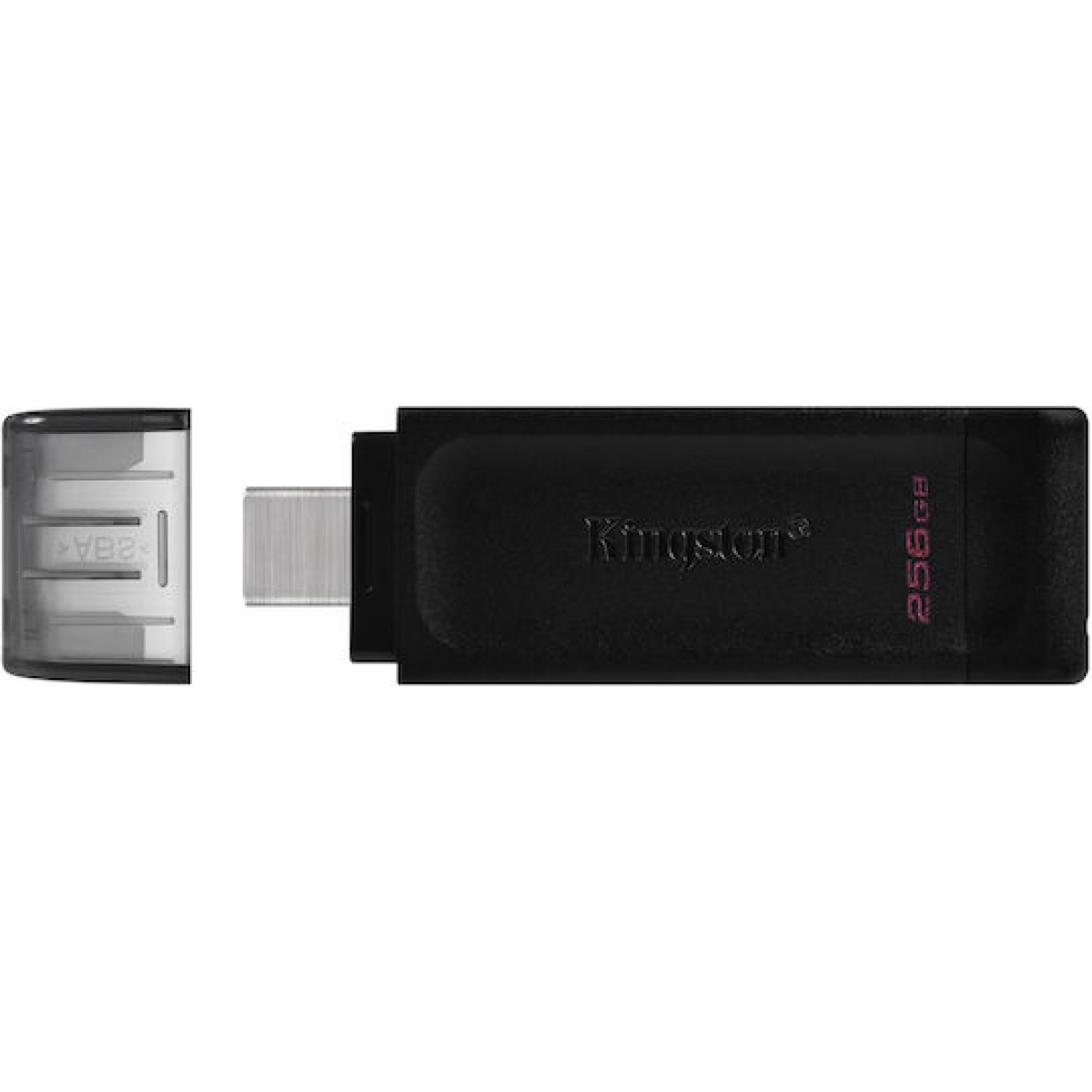 Kingston DataTraveler 70 256GB USB 3.2 Stick με σύνδεση USB-C Μαύρο