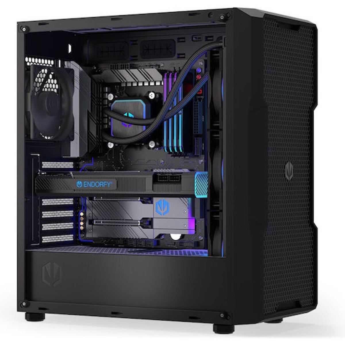 Endorfy Navis F360 ARGB Υδρόψυξη Επεξεργαστή Διπλού Ανεμιστήρα 120mm για Socket AM4/AM5/1700/1200/115x