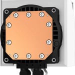 Deepcool LT520 Υδρόψυξη Επεξεργαστή Διπλού Ανεμιστήρα 120mm για Socket AM4/AM5/1700/1200/115x με ARGB Φωτισμό Λευκή