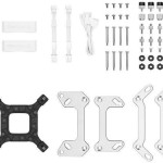 Deepcool LT520 Υδρόψυξη Επεξεργαστή Διπλού Ανεμιστήρα 120mm για Socket AM4/AM5/1700/1200/115x με ARGB Φωτισμό Λευκή