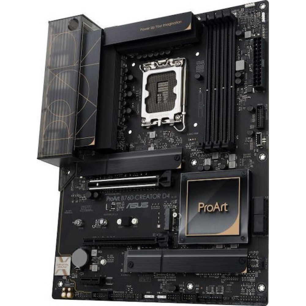 Asus ProArt B760-CREATOR D4 Motherboard ATX με Intel 1700 Socket 90MB1DU0-M0EAY0