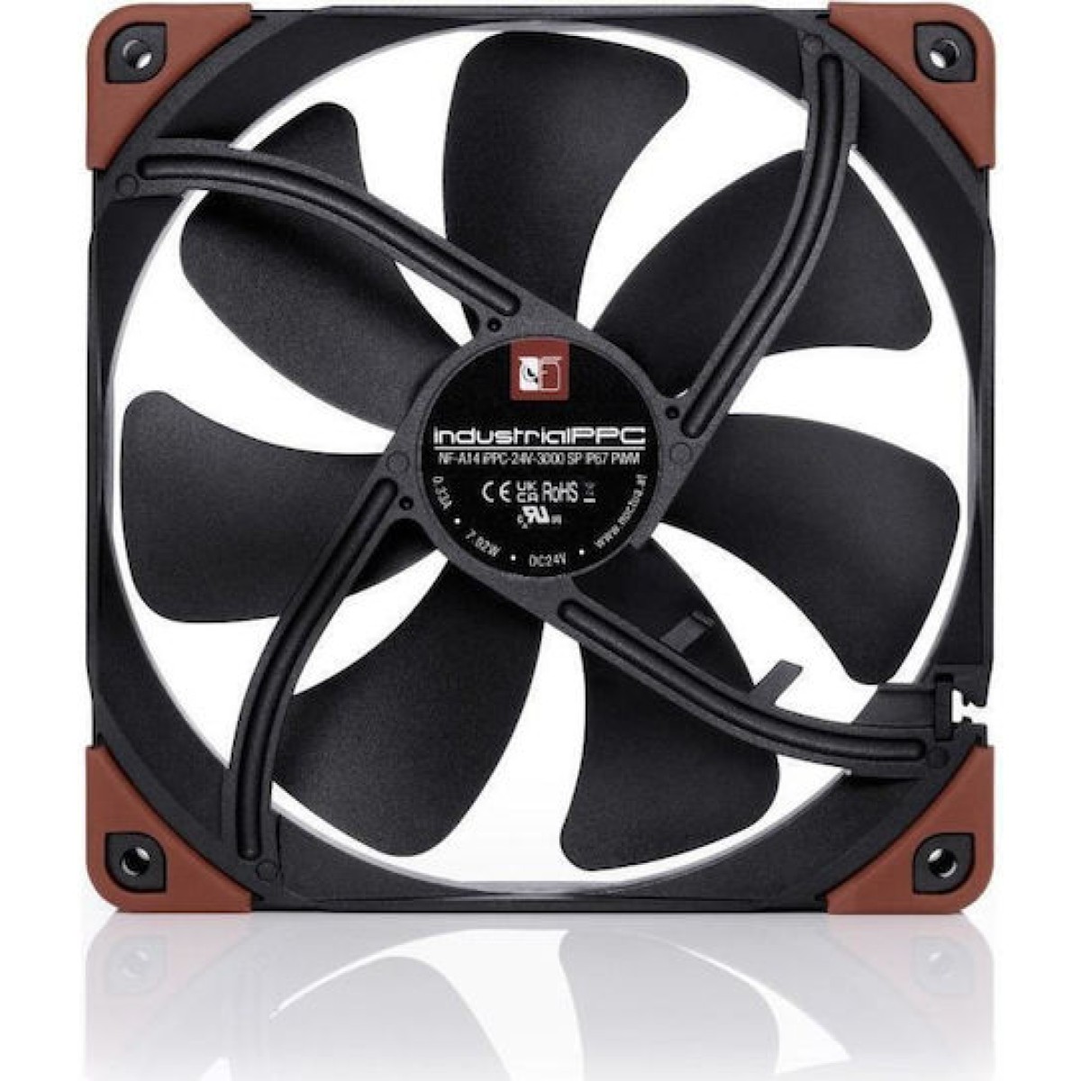 Noctua NF-A14 industrialPPC-24V-3000 Case Fan 140mm με Σύνδεση 4-Pin PWM