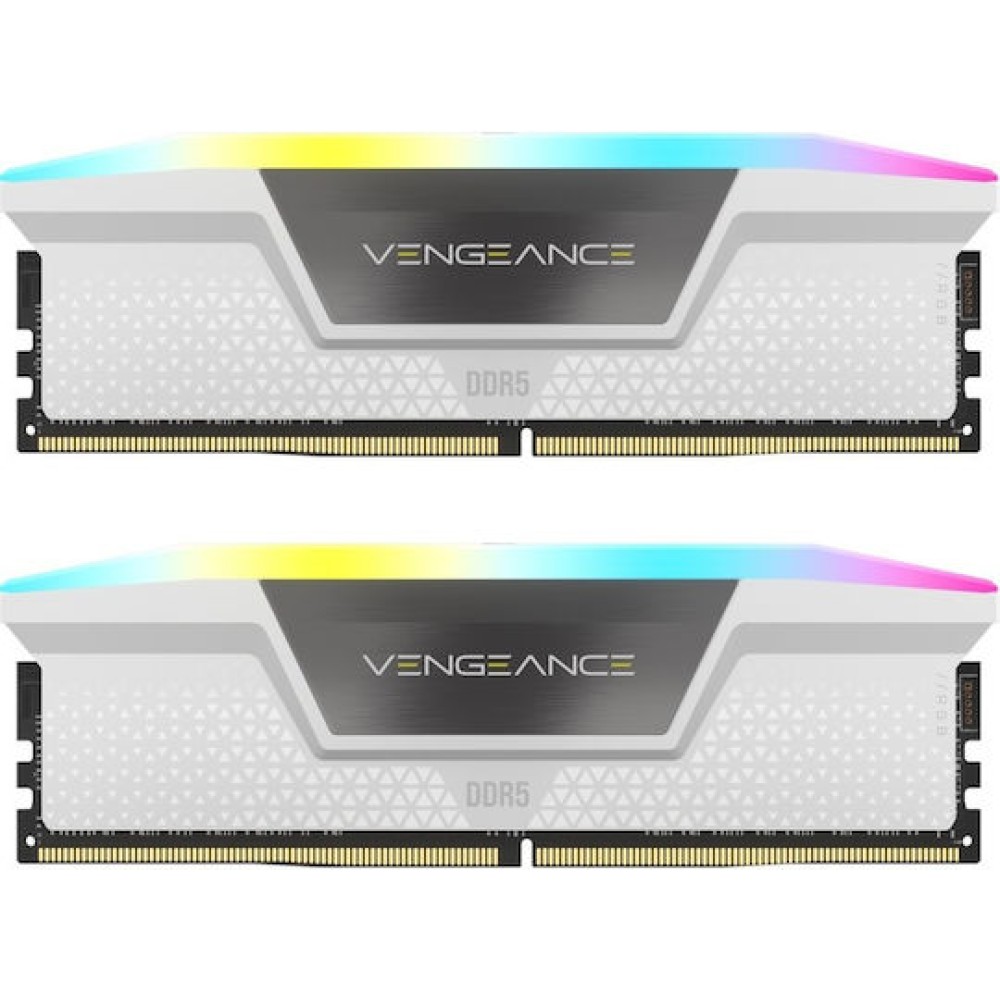 Corsair Vengeance RGB DDR5 64GB RAM με 2x32GB Modules και Ταχύτητα 5200 για Desktop