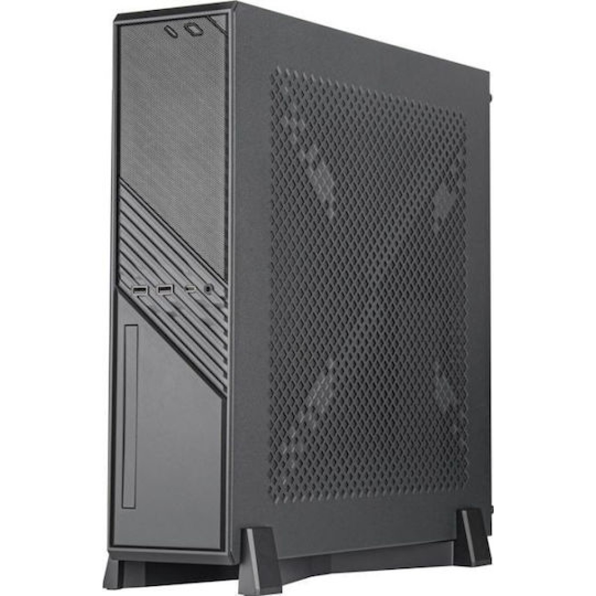 Silverstone Milo 12 Mini Tower Κουτί Υπολογιστή Μαύρο