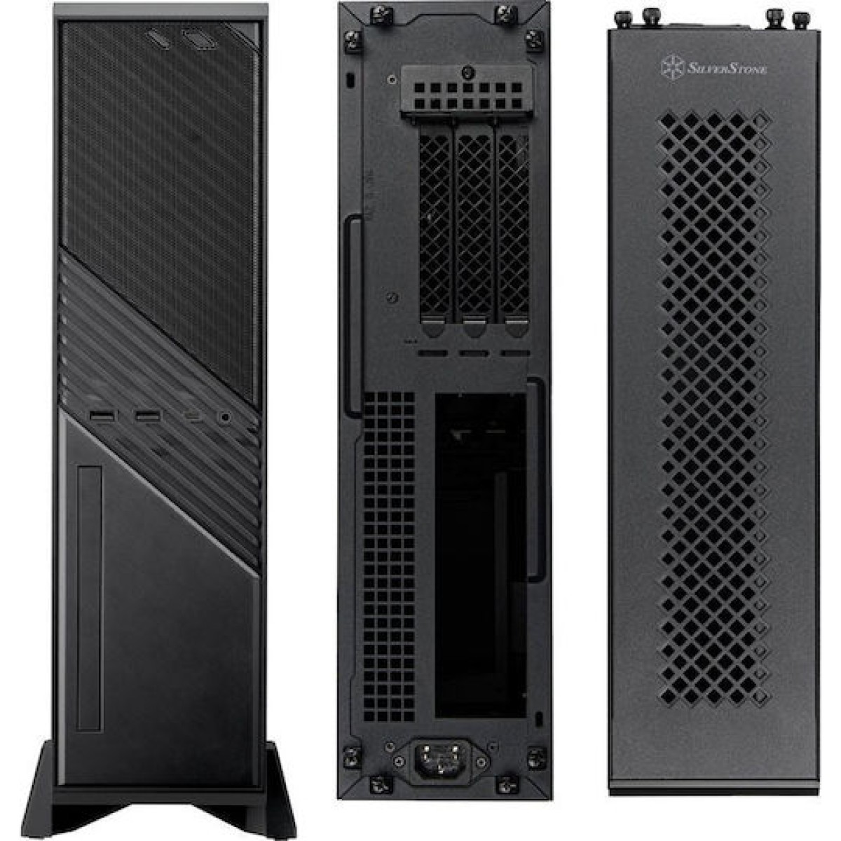 Silverstone Milo 12 Mini Tower Κουτί Υπολογιστή Μαύρο