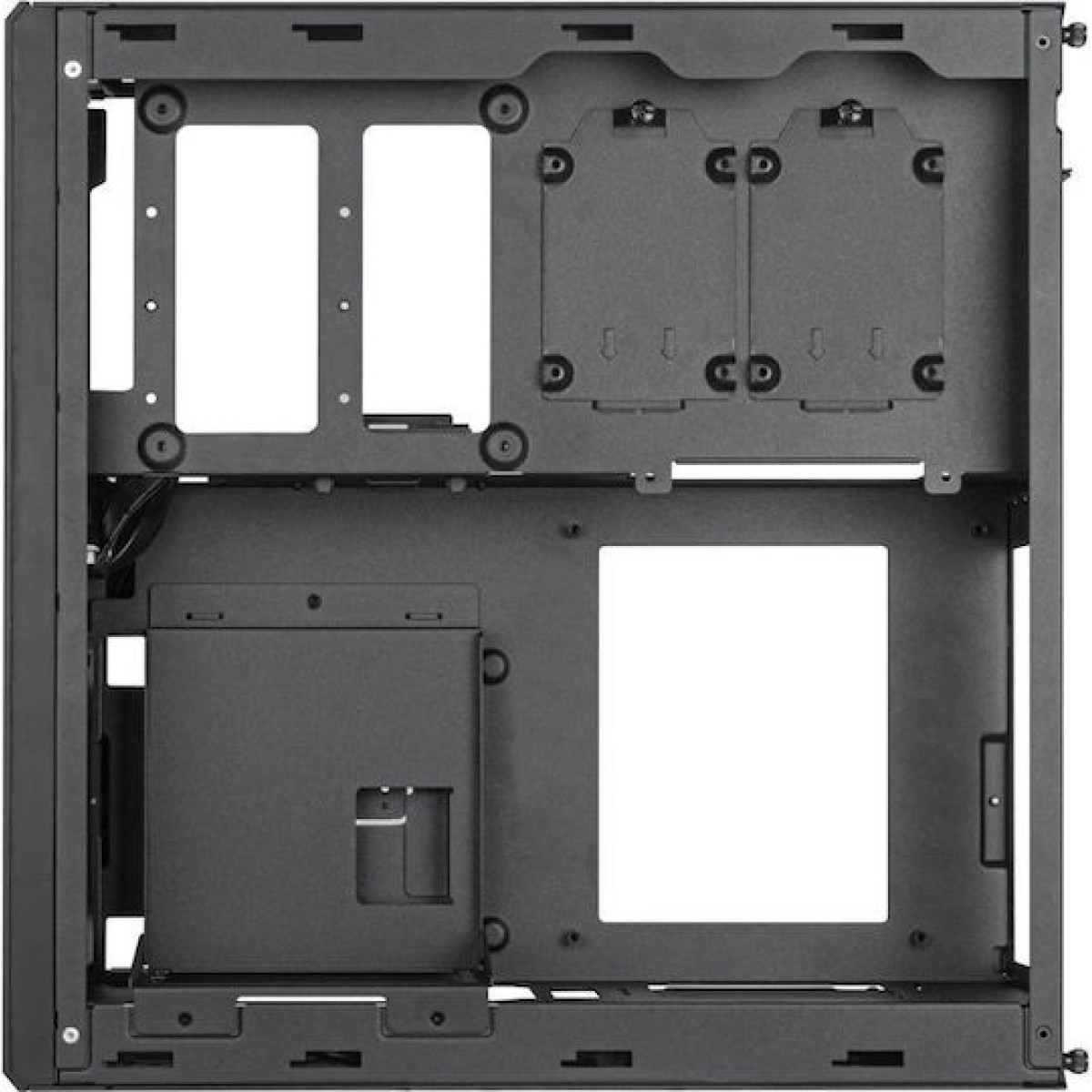 Silverstone Milo 12 Mini Tower Κουτί Υπολογιστή Μαύρο