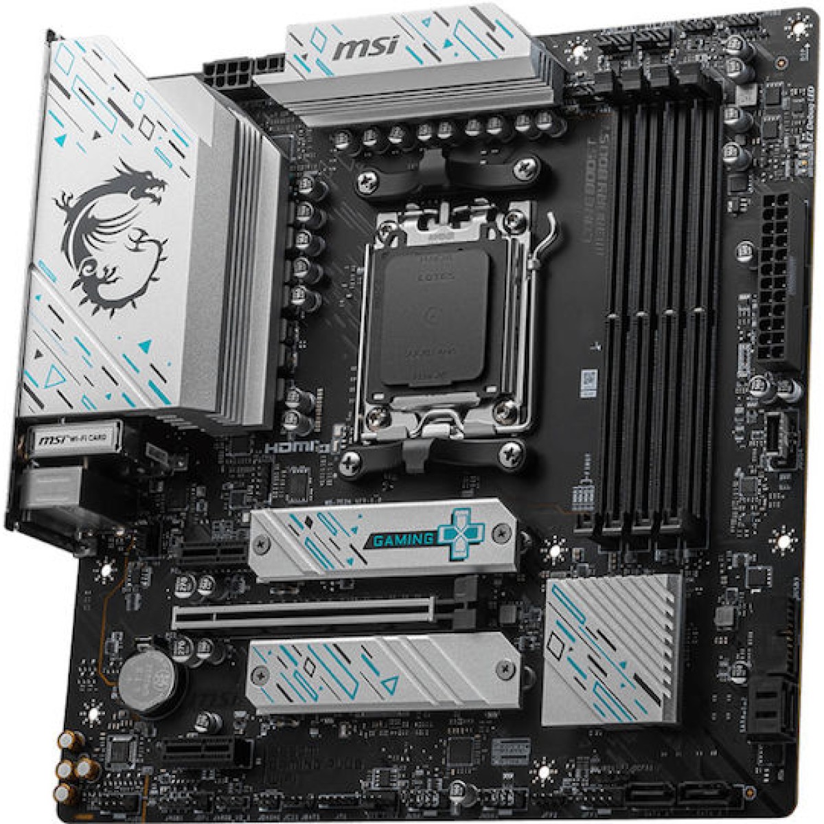 MSI B650M Gaming Plus WIFI Motherboard Micro ATX με AMD AM5 Socket 7E24-001R