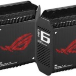 Asus ROG Rapture GT6 WiFi Mesh Network Access Point Wi‑Fi 6 Tri Band (2.4 & 5 & 5GHz) σε Διπλό Kit Μαύρο