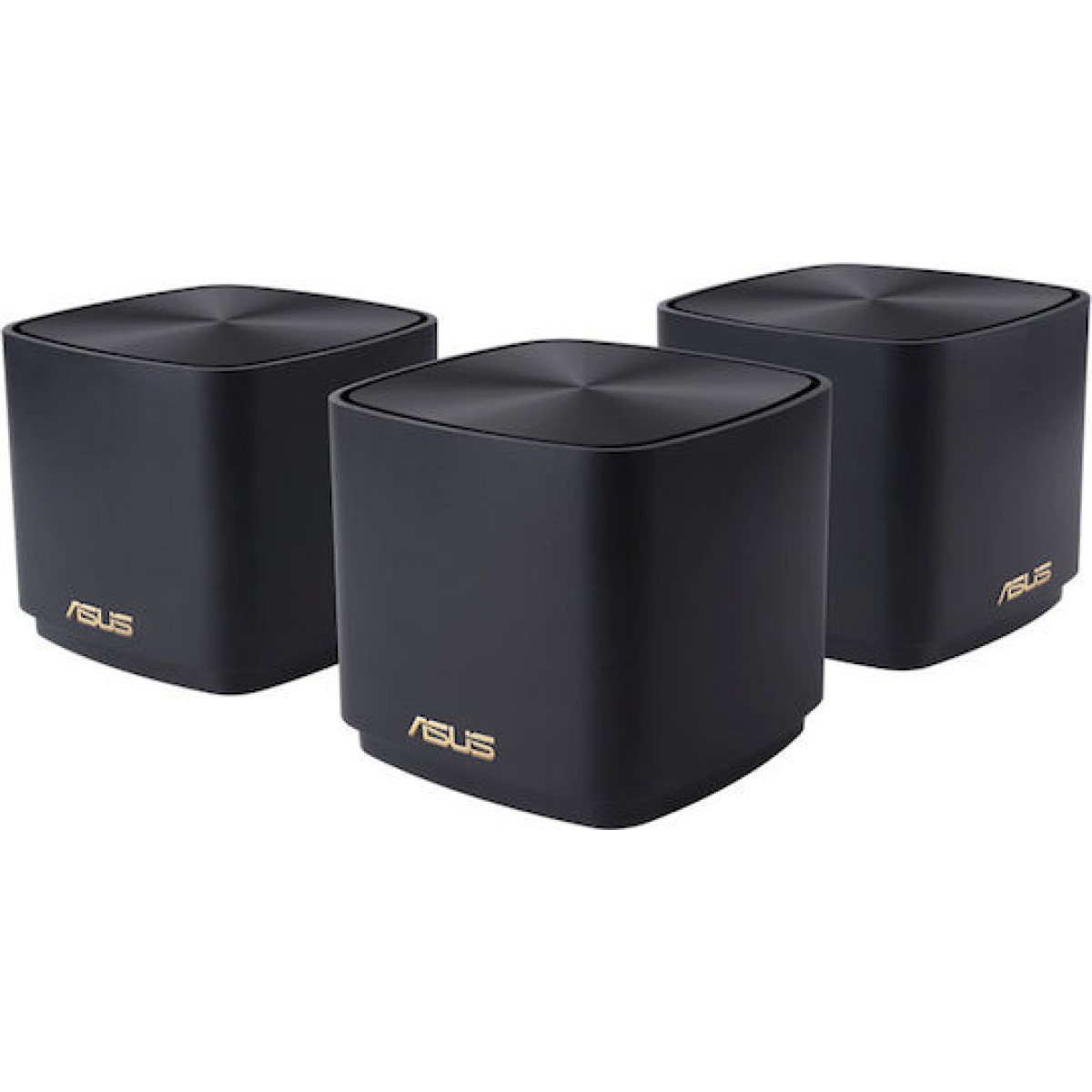 Asus ZenWiFi XD4 Plus WiFi Mesh Network Access Point Wi‑Fi 6 Dual Band (2.4 & 5GHz) σε Διπλό Kit Μαύρο