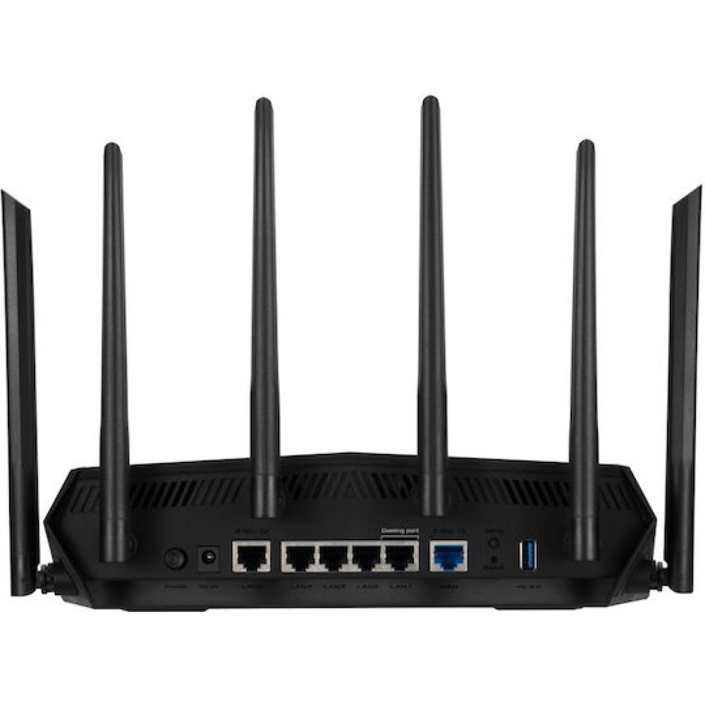 Asus TUF Gaming AX6000 Ασύρματο Router Wi‑Fi 6 με 5 Θύρες Ethernet