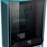 Thermaltake The Tower 300 Micro Tower Κουτί Υπολογιστή με Πλαϊνό Παράθυρο και RGB Φωτισμό Τιρκουάζ