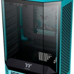 Thermaltake The Tower 300 Micro Tower Κουτί Υπολογιστή με Πλαϊνό Παράθυρο και RGB Φωτισμό Τιρκουάζ