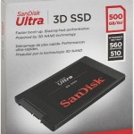 Sandisk Ultra 3D SSD 500GB 2.5'' SATA III