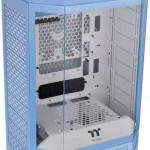 Thermaltake The Tower 300 Micro Tower Κουτί Υπολογιστή με Πλαϊνό Παράθυρο και RGB Φωτισμό Hydrangea Blue