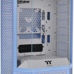 Thermaltake The Tower 300 Micro Tower Κουτί Υπολογιστή με Πλαϊνό Παράθυρο και RGB Φωτισμό Hydrangea Blue