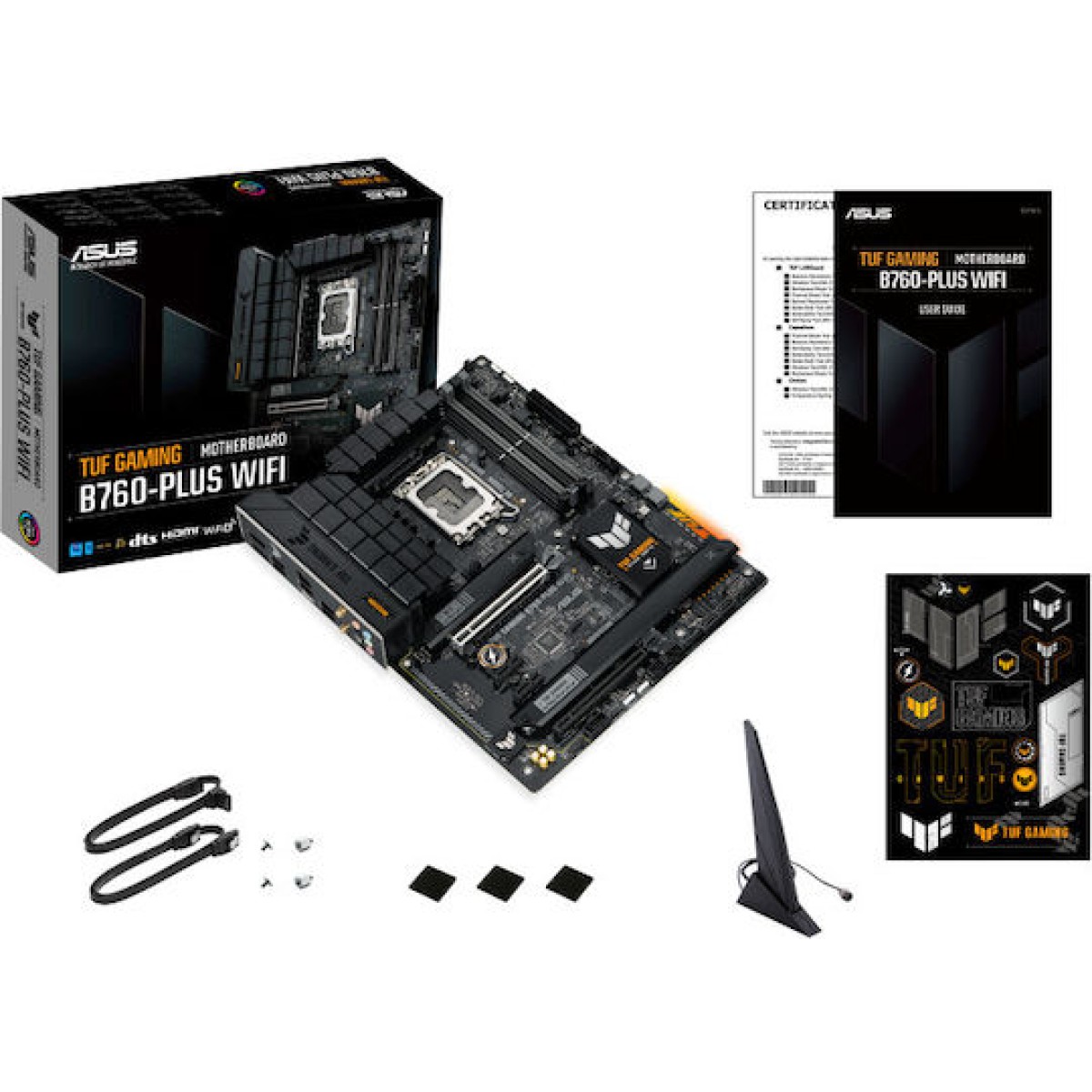 Asus TUF Gaming B760-Plus WIFI Motherboard ATX με Intel 1700 Socket 90MB1ER0-M0EAY0