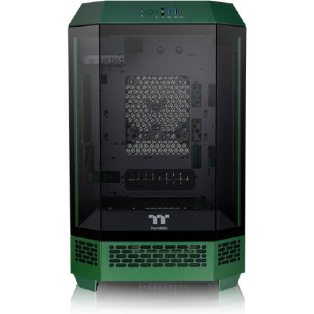 Thermaltake The Tower 300 Micro Tower Κουτί Υπολογιστή με Πλαϊνό Παράθυρο και RGB Φωτισμό Racing Green
