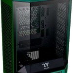 Thermaltake The Tower 300 Micro Tower Κουτί Υπολογιστή με Πλαϊνό Παράθυρο και RGB Φωτισμό Racing Green