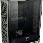 Thermaltake The Tower 300 Micro Tower Κουτί Υπολογιστή με Πλαϊνό Παράθυρο και RGB Φωτισμό Matcha Green