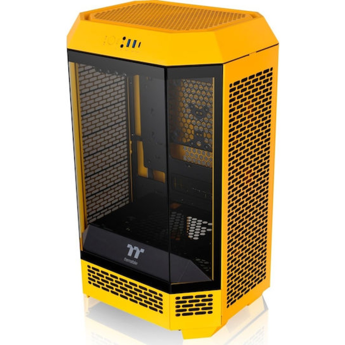 Thermaltake The Tower 300 Bumblebee Gaming Micro Tower Κουτί Υπολογιστή με Πλαϊνό Παράθυρο Κίτρινο