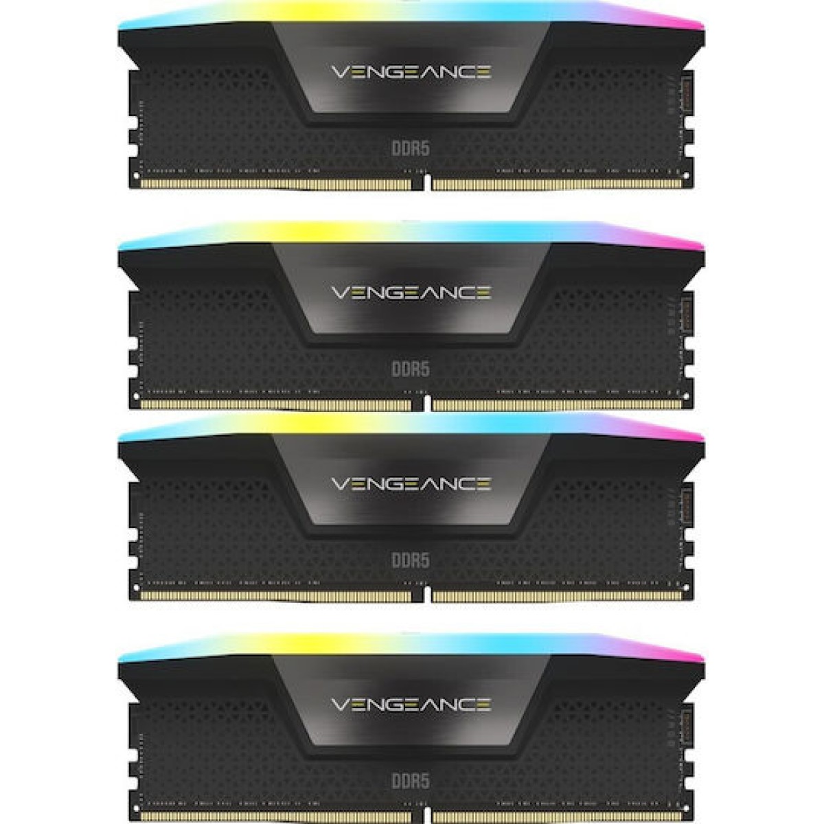Corsair Vengeance RGB DDR5 64GB RAM με 4x16GB Modules και Ταχύτητα 6600 για Desktop