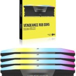 Corsair Vengeance RGB DDR5 64GB RAM με 4x16GB Modules και Ταχύτητα 6600 για Desktop