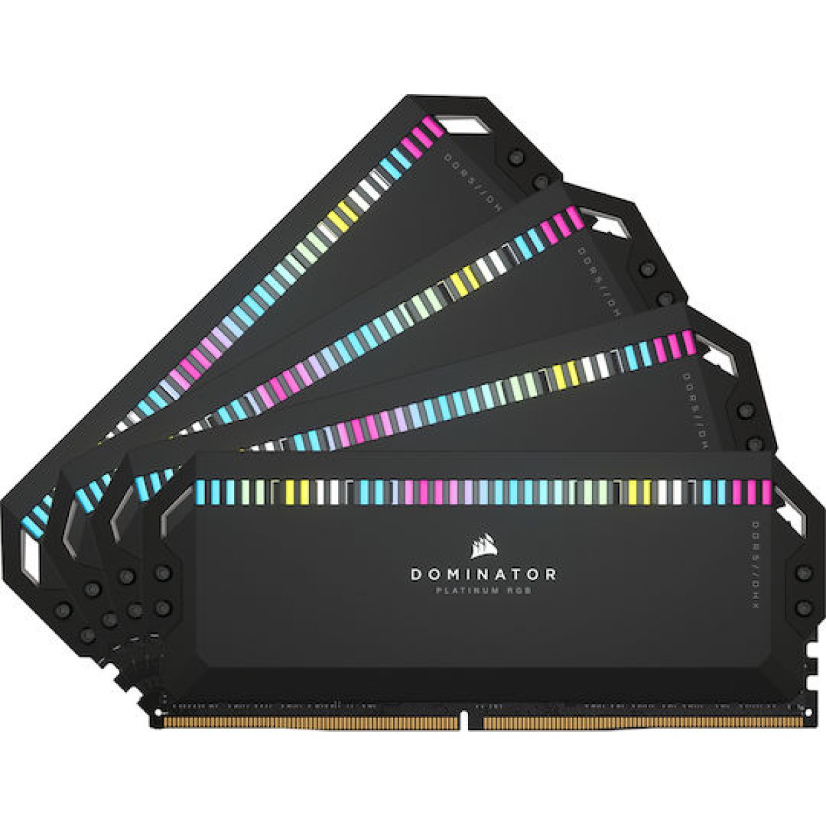 Corsair Dominator Platinum RGB DDR5 64GB RAM με 4x16GB Modules και Ταχύτητα 6200 για Desktop
