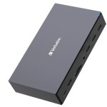 Verbatim CDS-17 USB-C Docking Station με HDMI/DisplayPort 4K PD Ethernet Μαύρο
