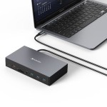 Verbatim CDS-17 USB-C Docking Station με HDMI/DisplayPort 4K PD Ethernet Μαύρο